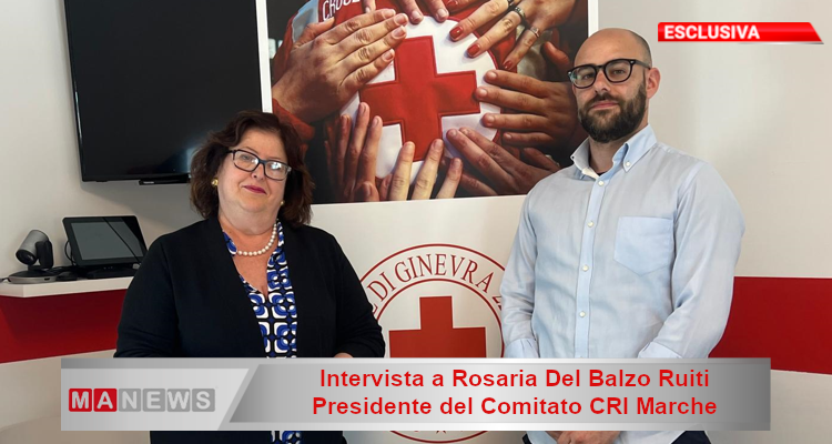 Intervista a Rosaria Del Balzo Ruiti Presidente del Comitato CRI Marche