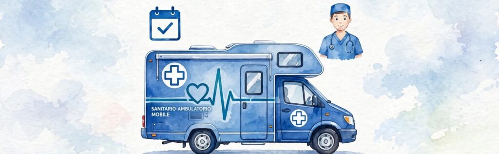 Parte da San Ginesio il tour della prevenzione: tutto esaurito per il camper-ambulatorio
